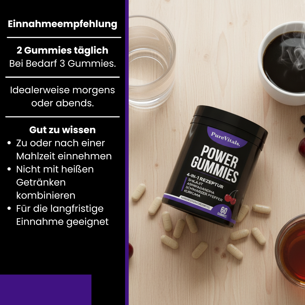 PureVitals Shilajit Power Gummies - PureVitals.