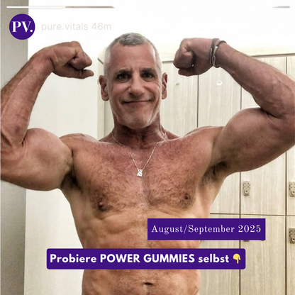 PureVitals Shilajit Power Gummies - Natürliches Supplement für Energie & Balance - PureVitals