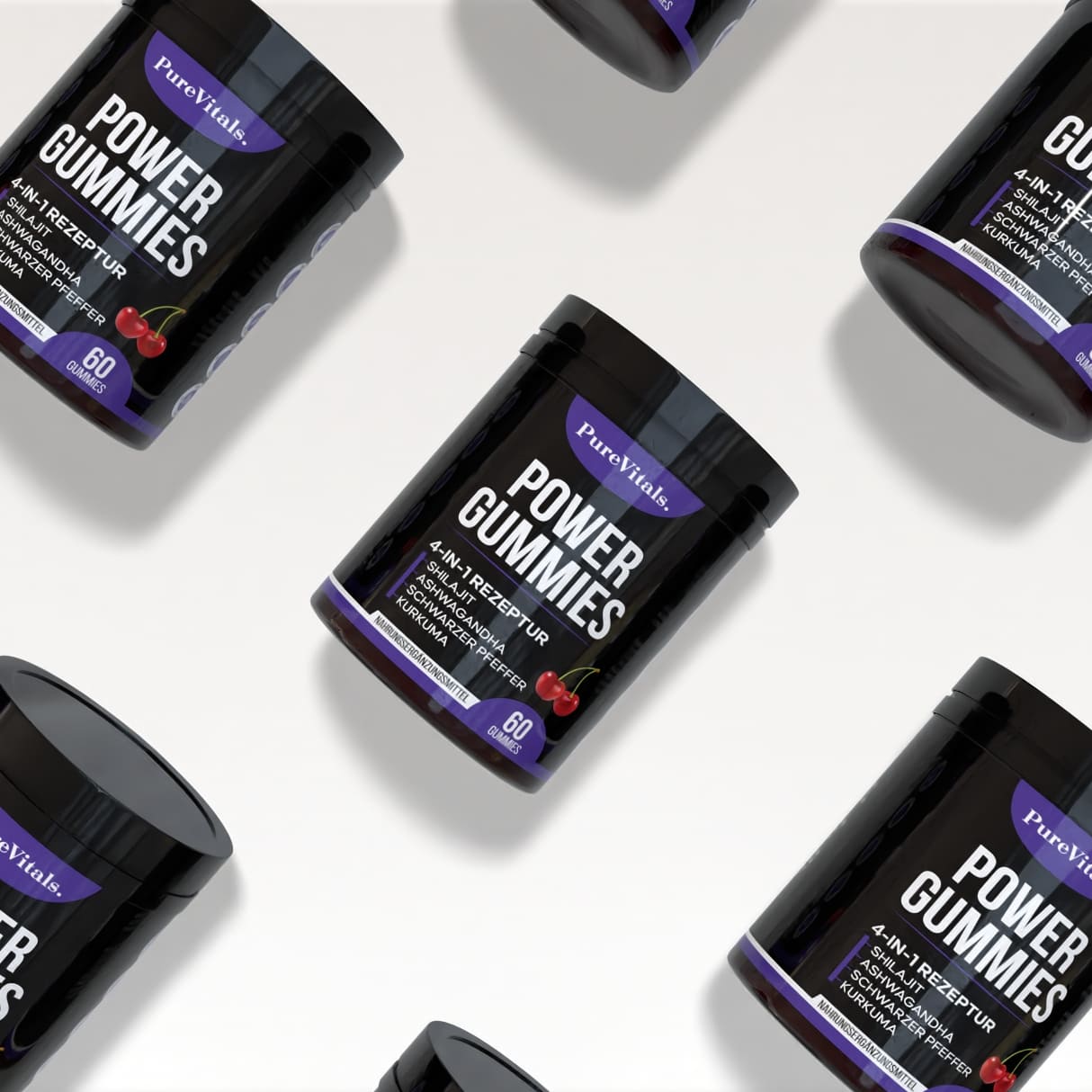 PureVitals® Shilajit Power Gummies – Natürliches Supplement für Energie & Balance | PureVitals